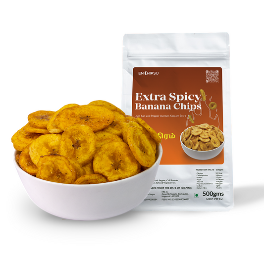 Extra Spicy (pepper) Nagercoil Banana Chips