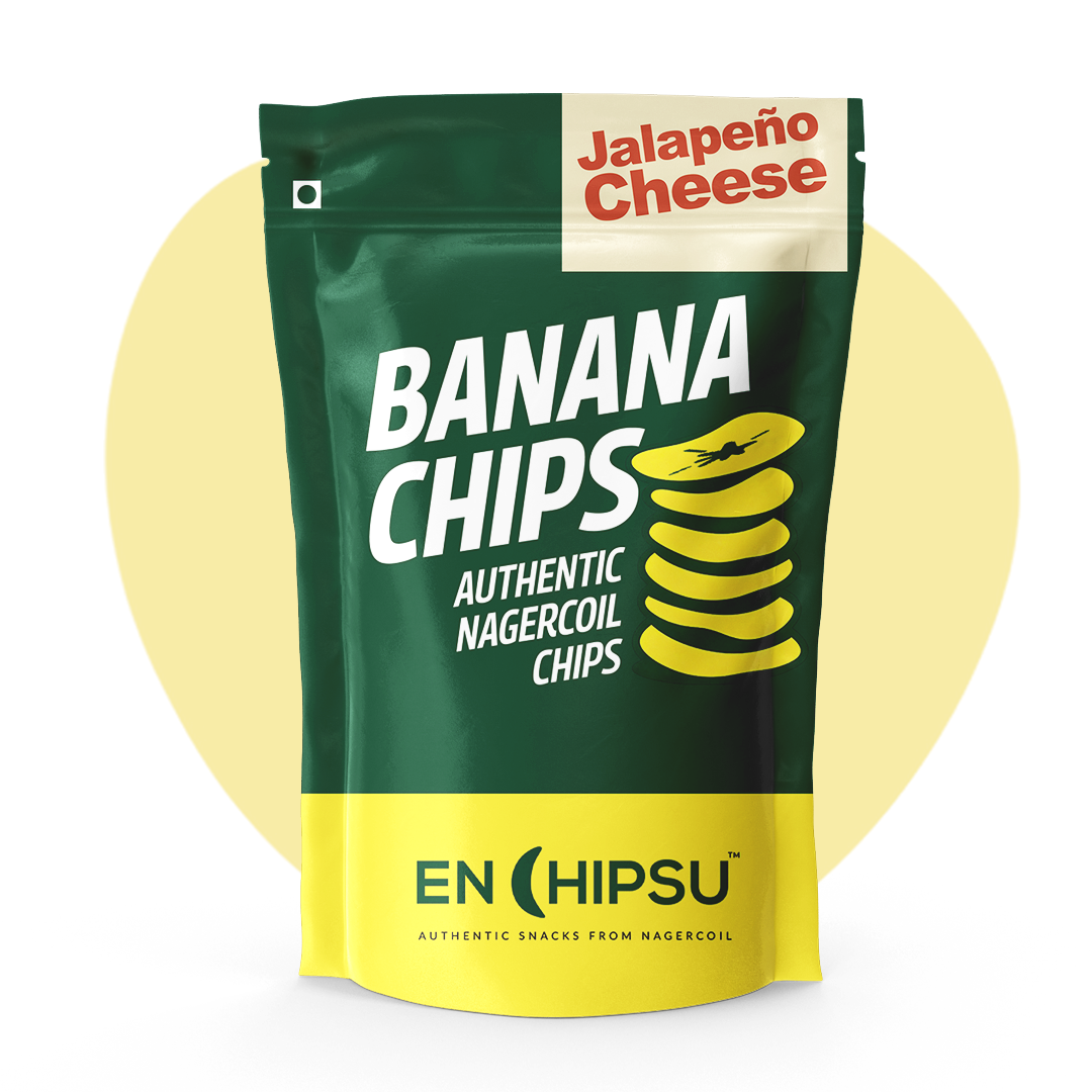 New Cheese Jalapeño Flavour - Banana Chips