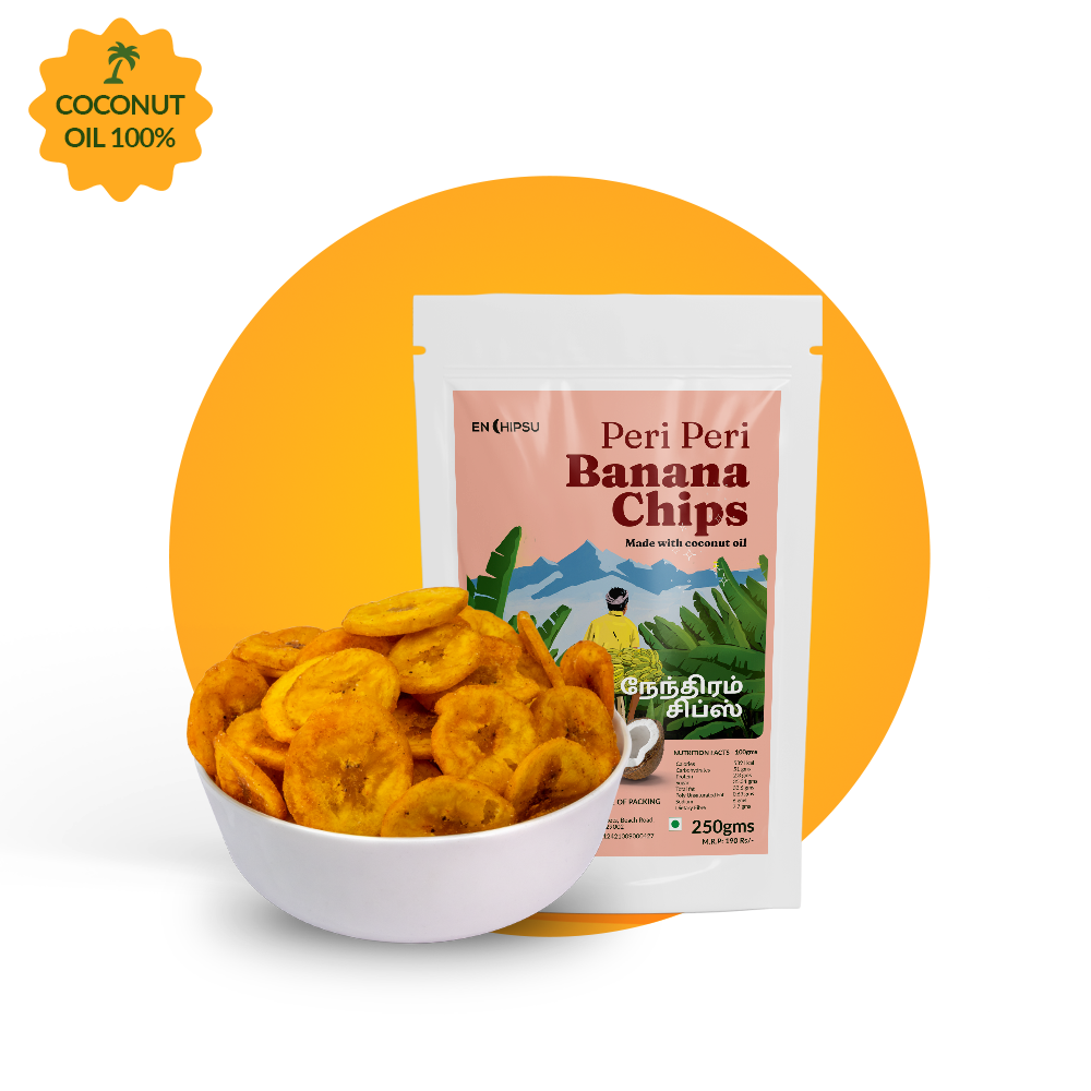 Coconut Oil Banana Chips - Peri Peri