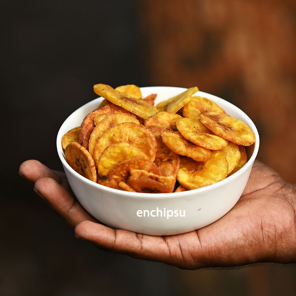 Sweet Banana Chips (Ripe Nendran)