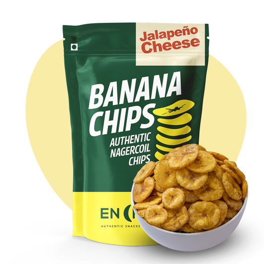New Cheese Jalapeño Flavour - Banana Chips