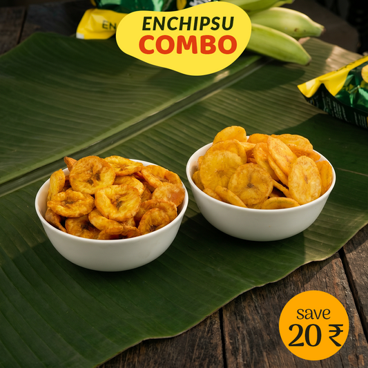 Enchipsu Combo - Spicy Banana Chips + Sweet Banana Chips