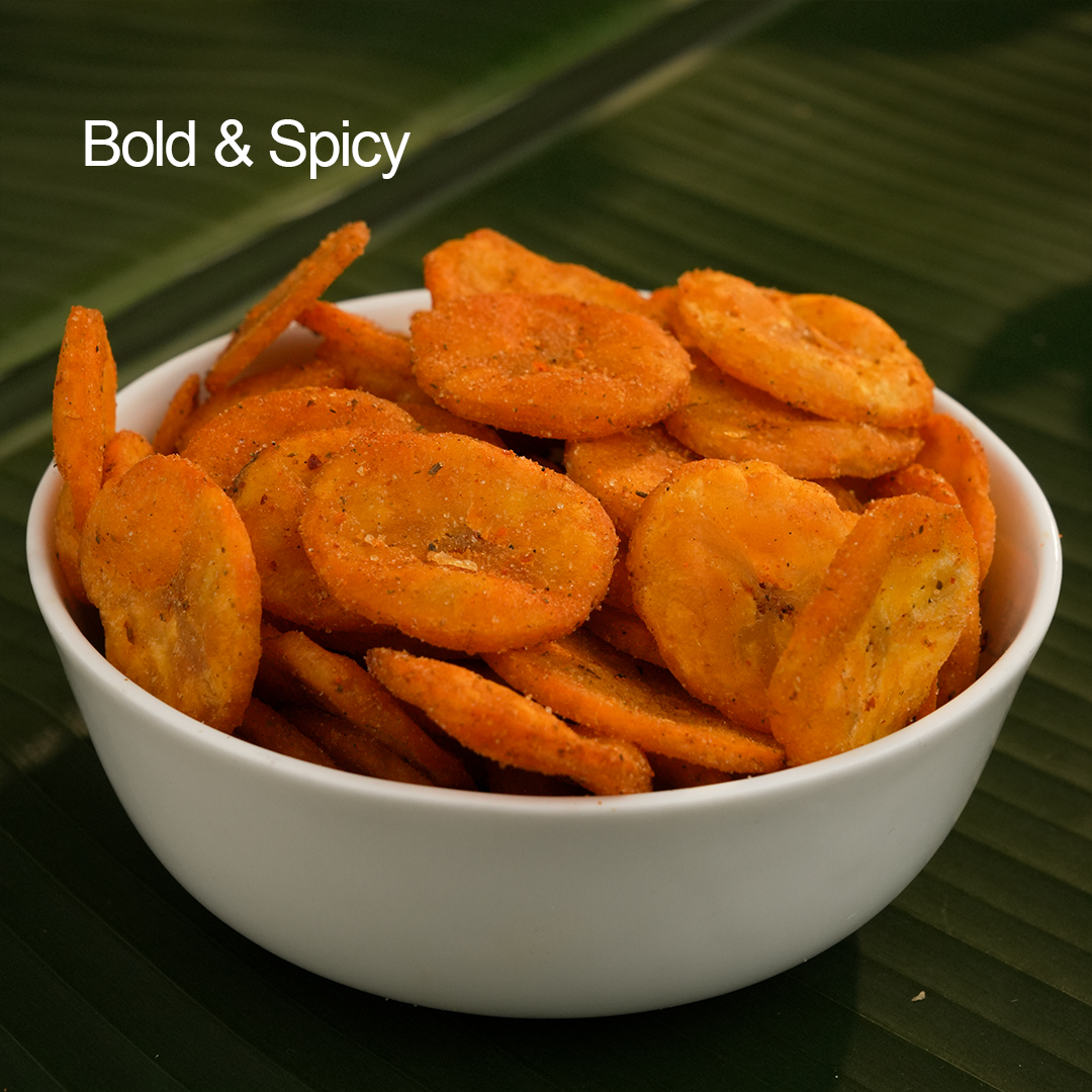 Best seller combo: Peri Peri Banana Chips 250g + Spicy Banana Chips 250g