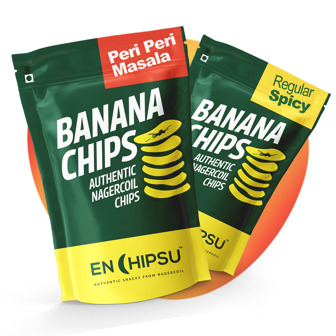 Best seller combo: Peri Peri Banana Chips 250g + Spicy Banana Chips 250g