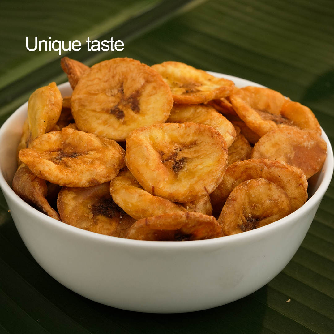 Sweet Banana Chips (Ripe Nendran)